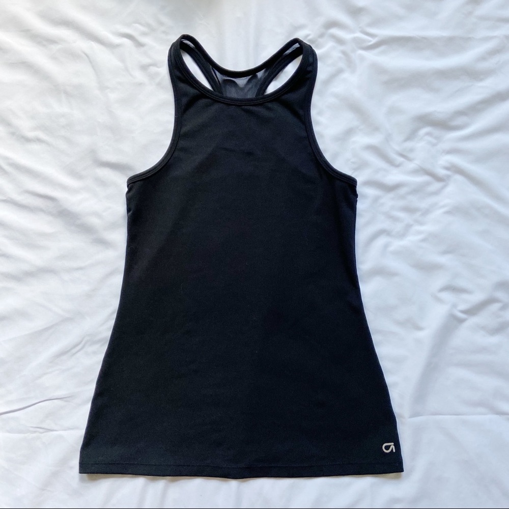 Black Athletic Halter Top
